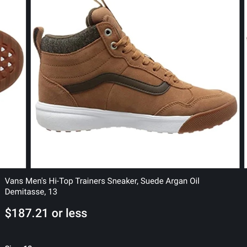 Worn twice SK8 line Vans